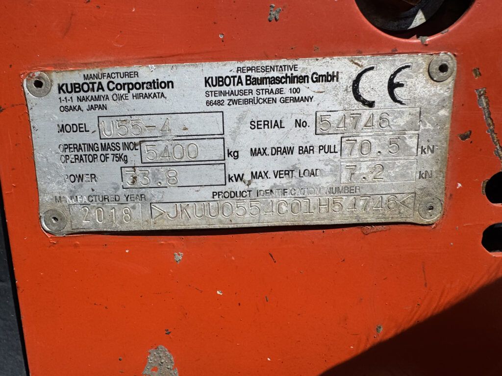 KUBOTA U55-4 – foto 4