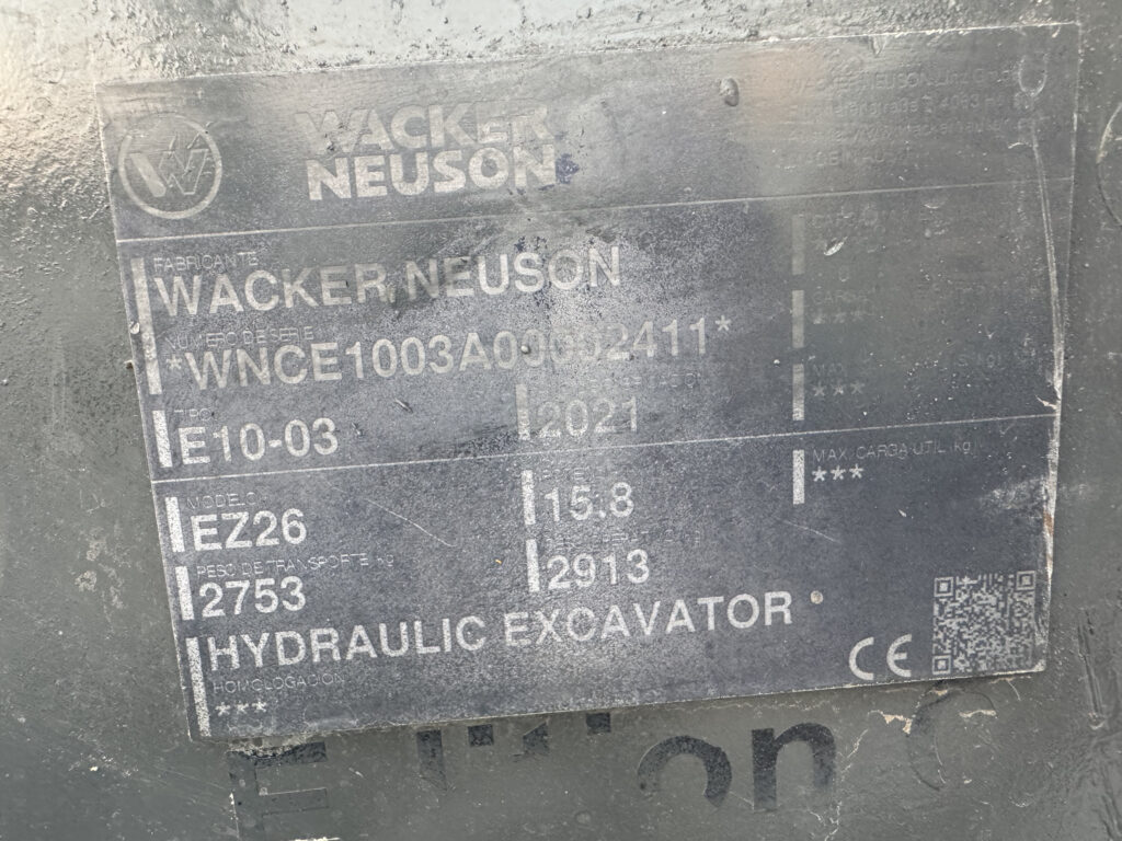 WACKER NEUSON EZ26 CABINA – foto 4