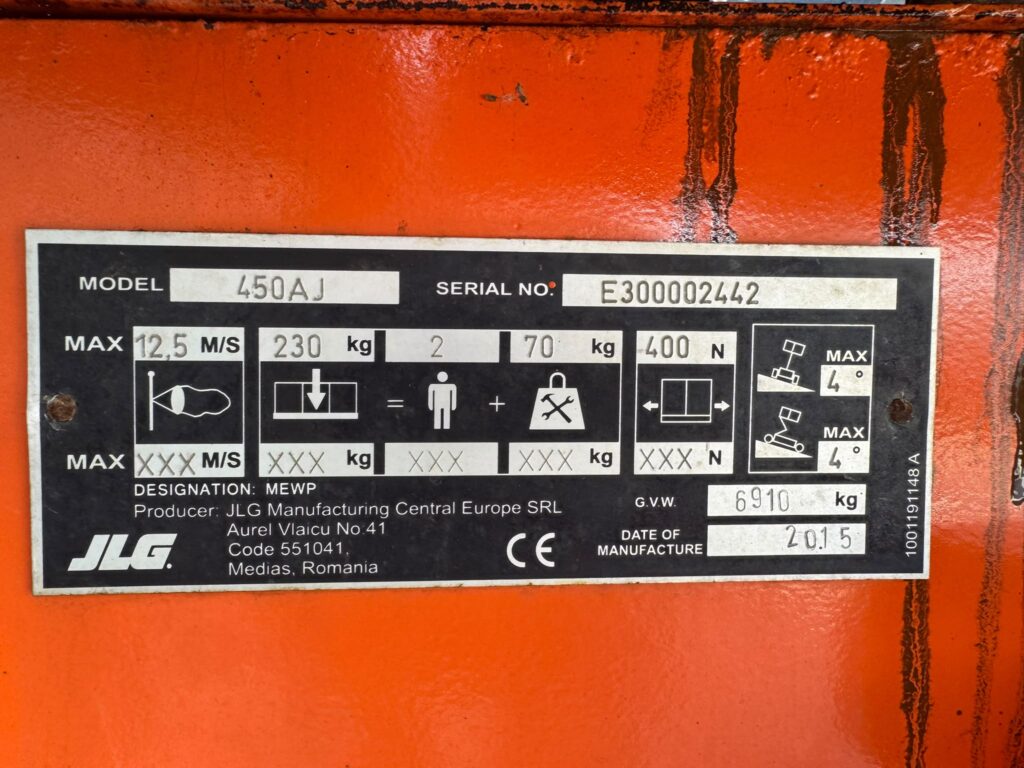 JLG 450AJ – foto 3